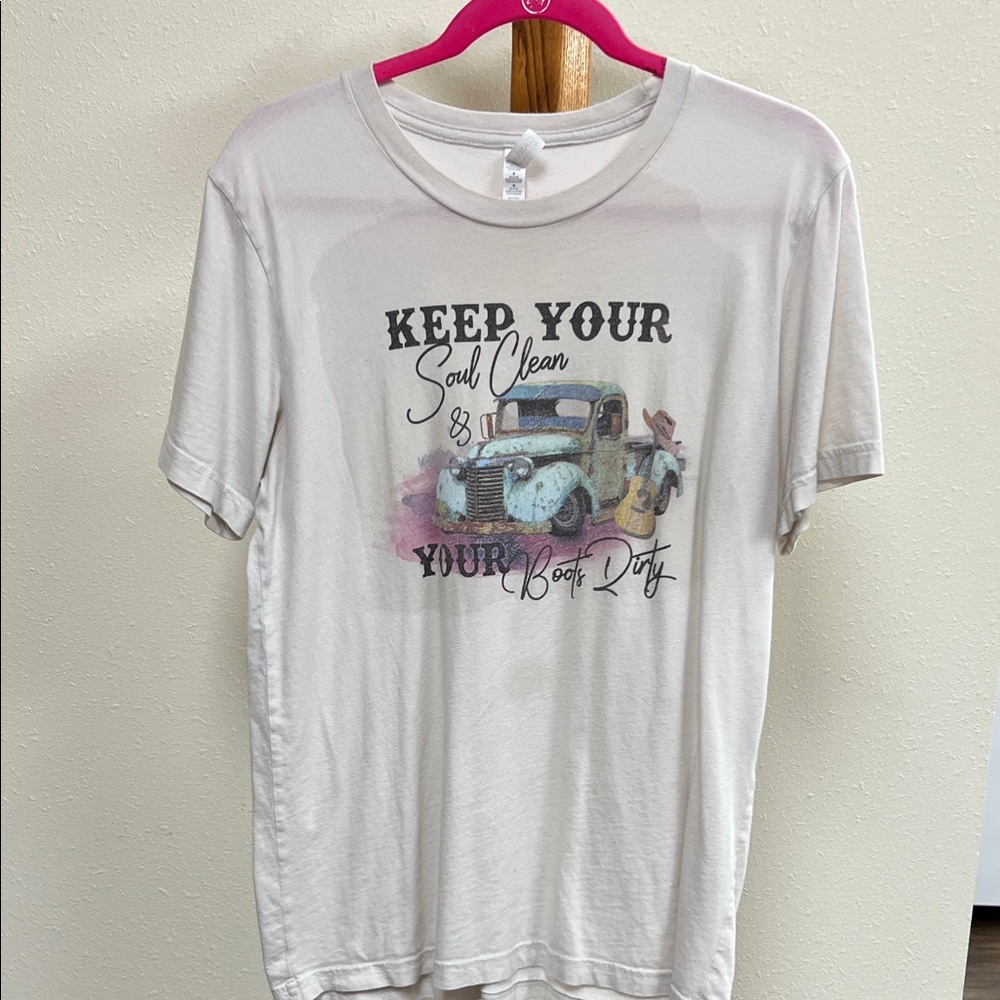 Bella Canvas White Graphic Tee